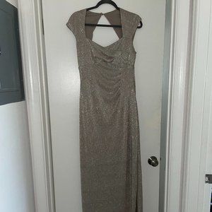 Silver Ralph Lauren Gown